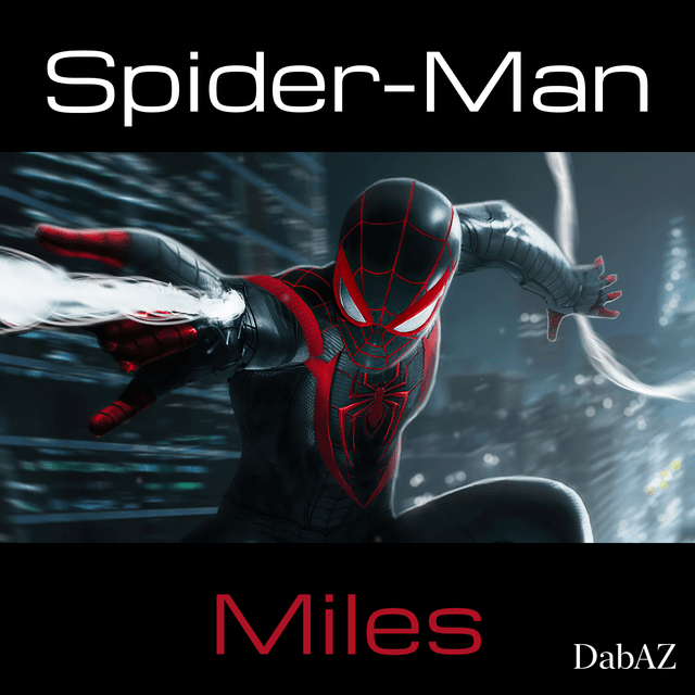 Spider-Man: Miles album cover.
